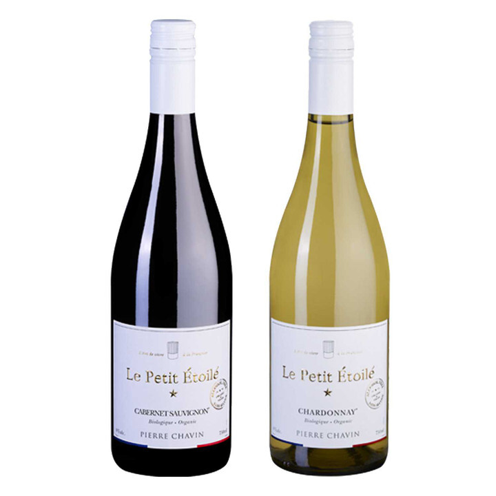 Le Petit Etoile Cabernet & Chardonnay Sulfite-Free 2 Pack (France)