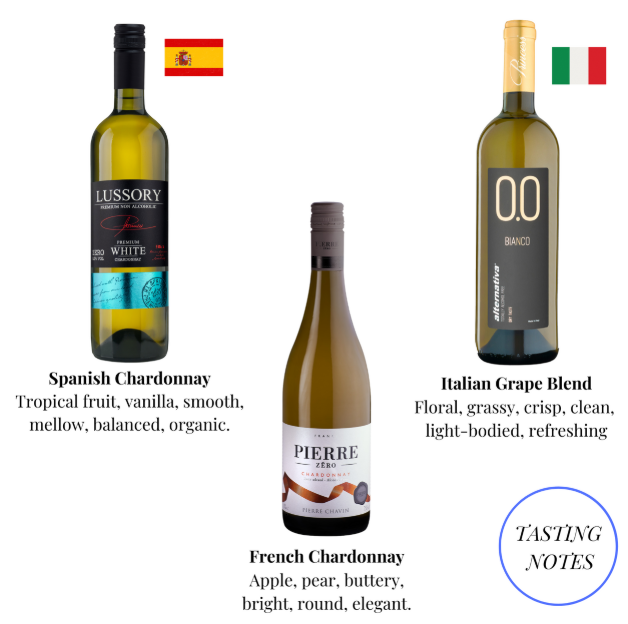 Best Seller Non Alcoholic White Wine Assortment