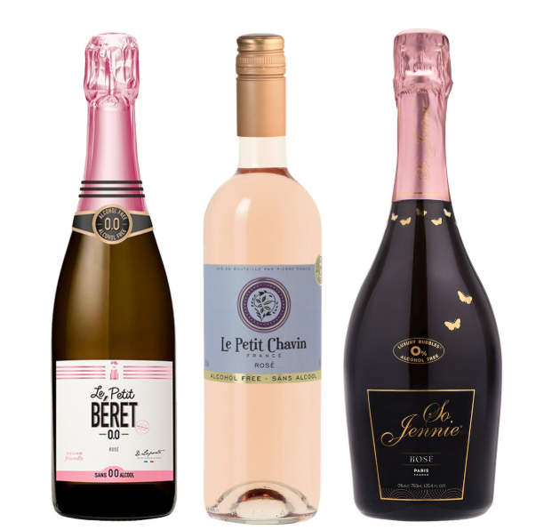 Best Seller Non-Alcoholic Rosé Assortment (3 Bottles) – 0.0% ABV