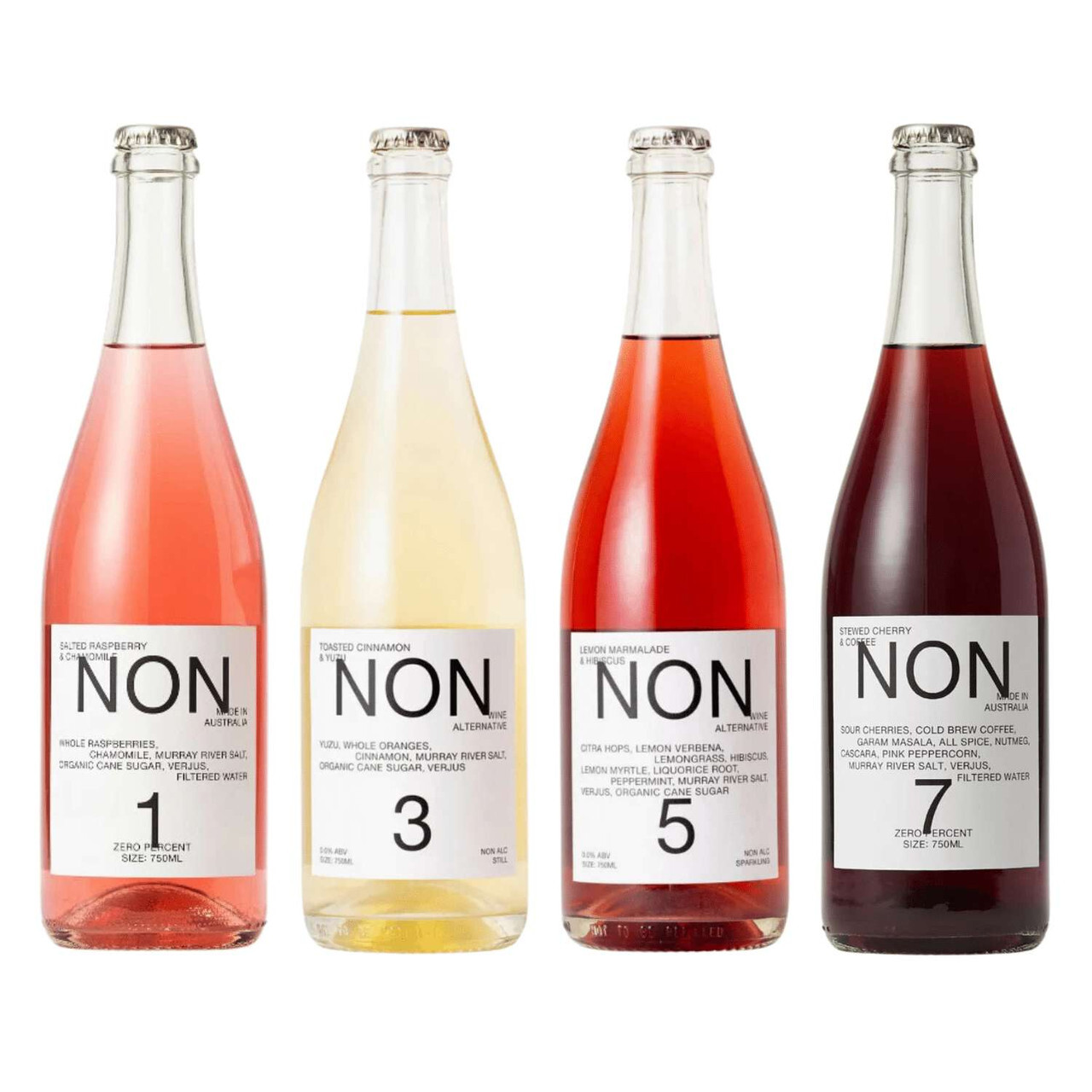 NON Tasting Sampler Set – NON 1, NON 3, NON 5, NON 7