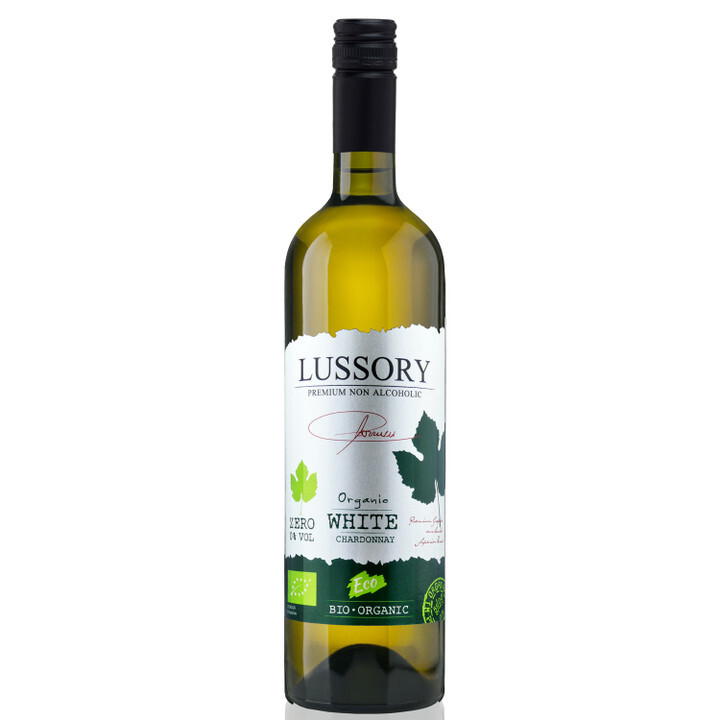 Lussory Premium Organic Chardonnay 0.0% alcohol-free white wine
