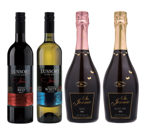 Zero-proof red wine for moms