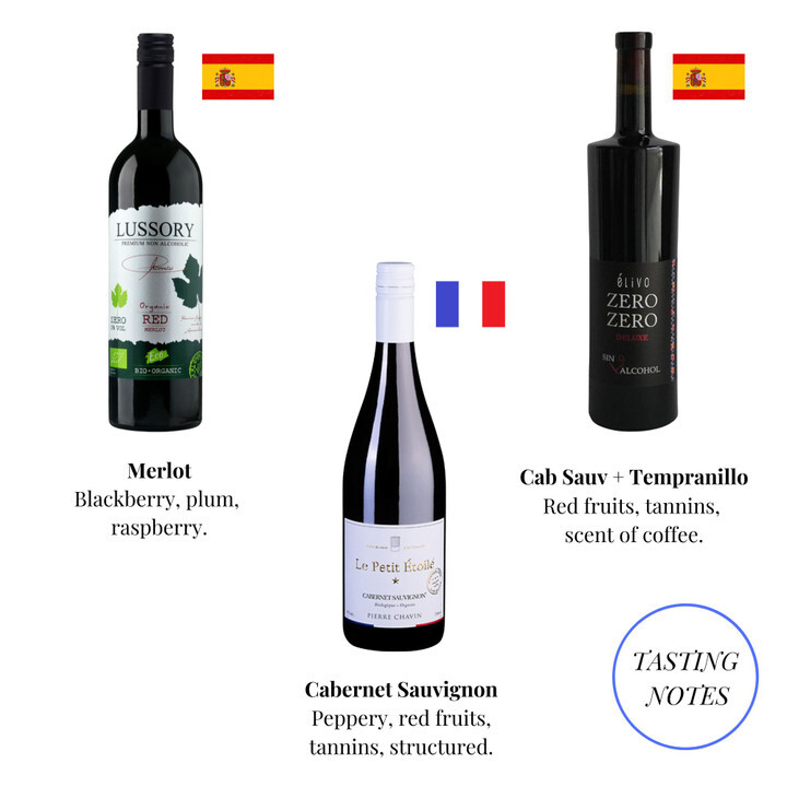 Best Seller Non Alcoholic Red Wine Assortment