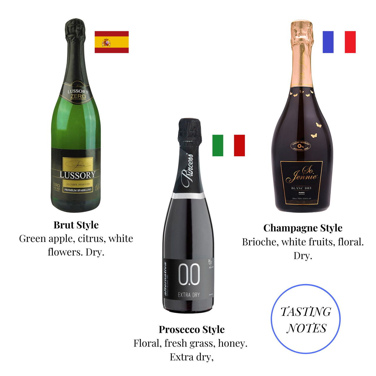 Best Seller Non-Alcoholic Champagne Assortment