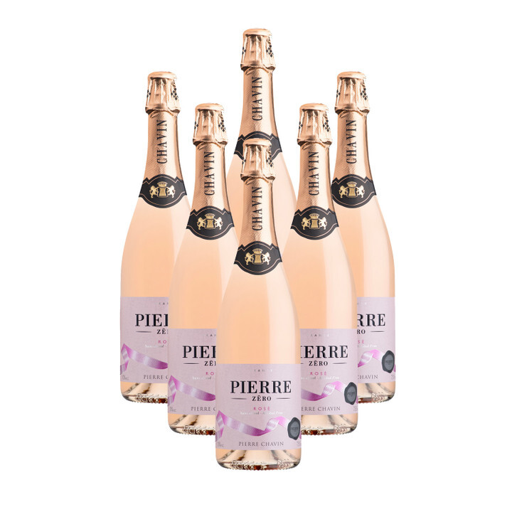 Pierre Zero Rosé Sparkling 6 Pack (France)
